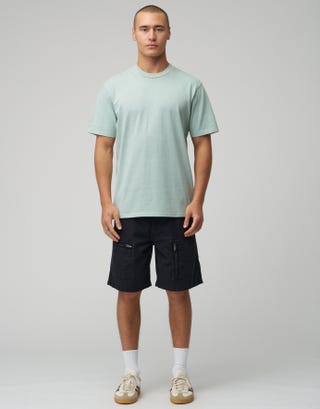 Heavyweight Regular Fit T Shirt in Pistachio Green Full