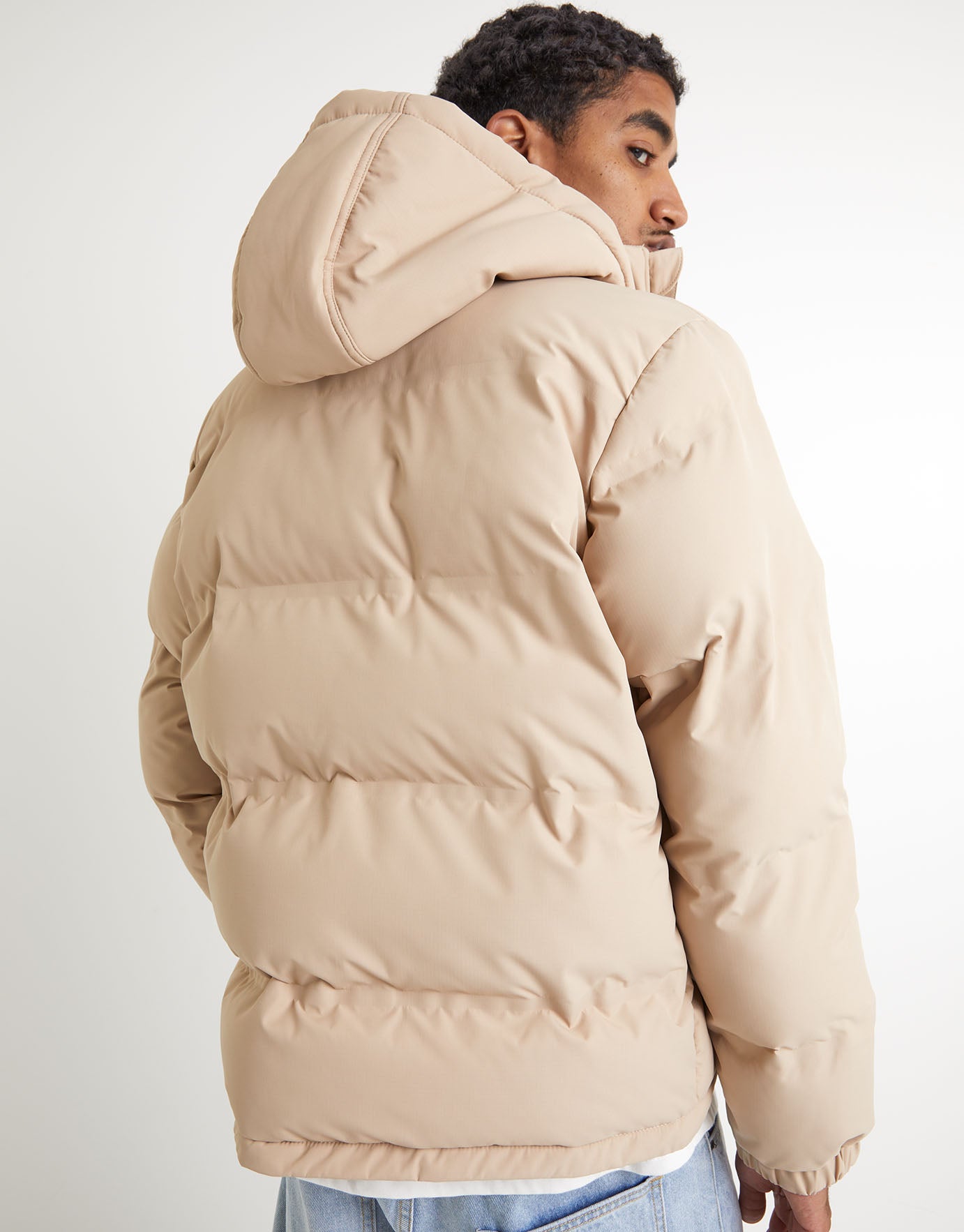 ab hooded down jacket