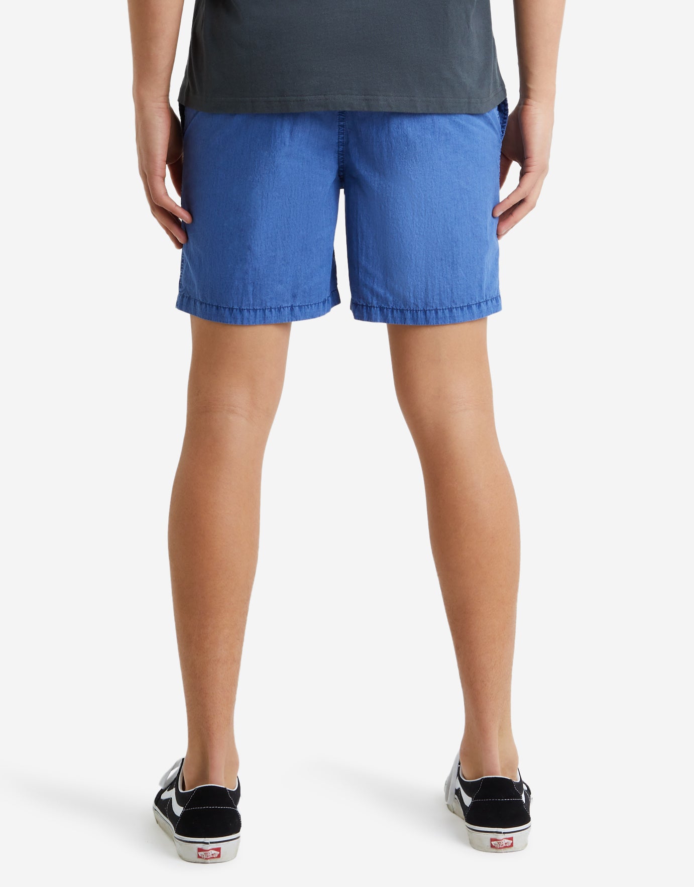 Acid Wash Swim Shorts in Blue 