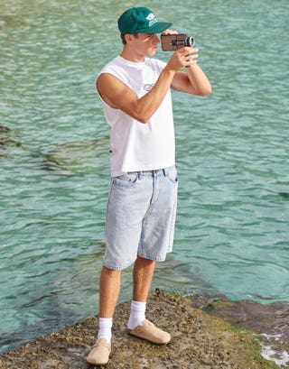 Altura Health Club Cropped Muscle Singlet in Blanc Full