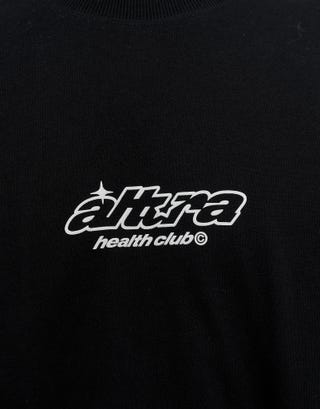 Altura Health Cropped Fit T Shirt in Black Detail