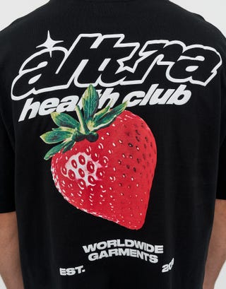 Altura Health Cropped Fit T Shirt in Black Detail2