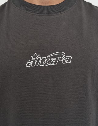 Altura Cropped Muscle Singlet in Pewter Grey Detail2