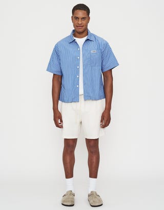 Amalfi Striped Shirt in Blue Full