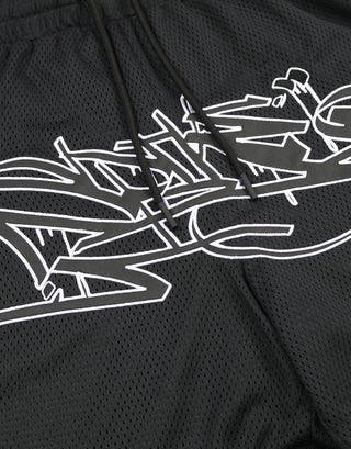 Archival Basketball Shorts in Black Back