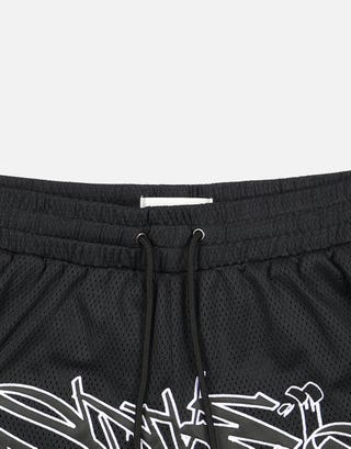 Archival Basketball Shorts in Black Detail2