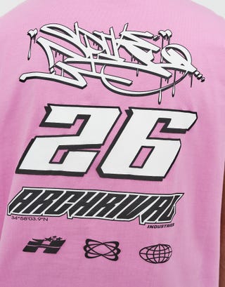 Archrival Muscle Singlet in Lotus Pink Detail2