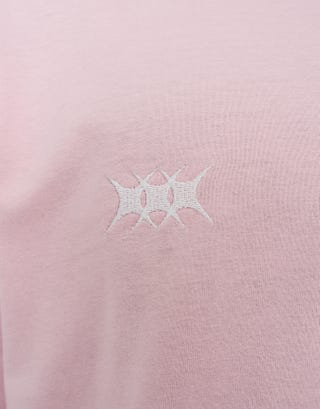 Arts Dept. Relaxed Fit T Shirt in Pink Mist Detail3