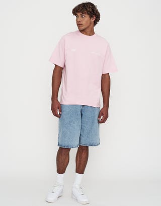 Arts Dept. Relaxed Fit T Shirt in Pink Mist Full