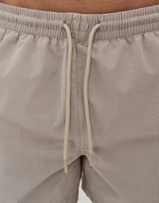 Athletic Department Swim Shorts in Tan Detail3