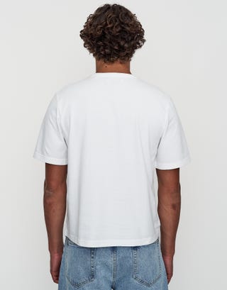 Baby Fit T Shirt in White Back