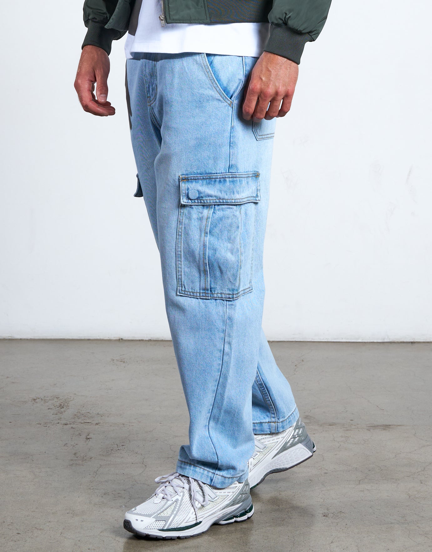 Gubotare Jeans Pants Slim Fit Men's Select Classic-Fit Straight-Leg  Jean,Light Blue XL - Walmart.com