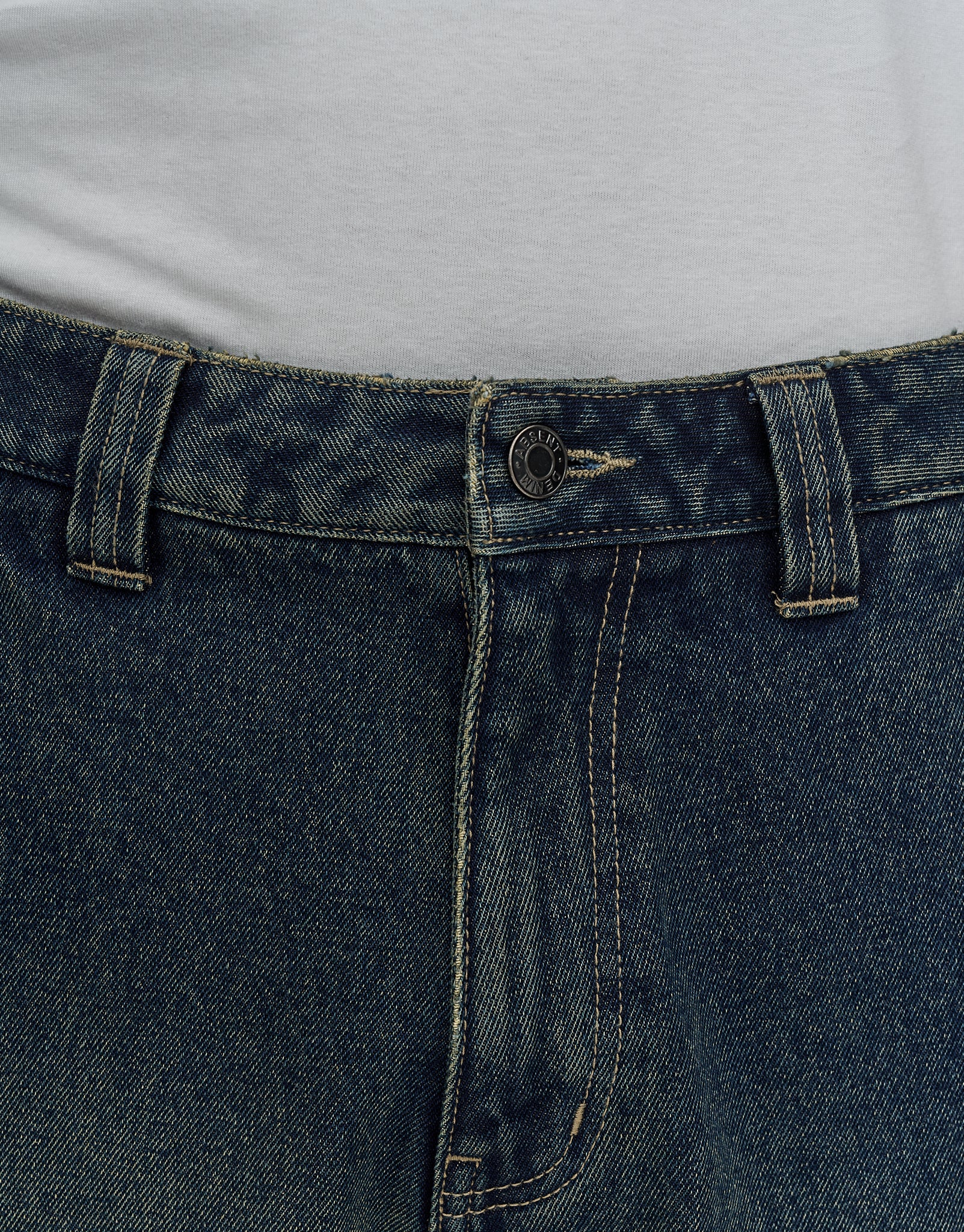 Baggy Fit Denim Cargo Jeans in Vigor Blue | Hallensteins AU
