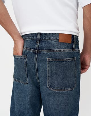 Baggy Fit Jeans in Blanch Blue Detail2