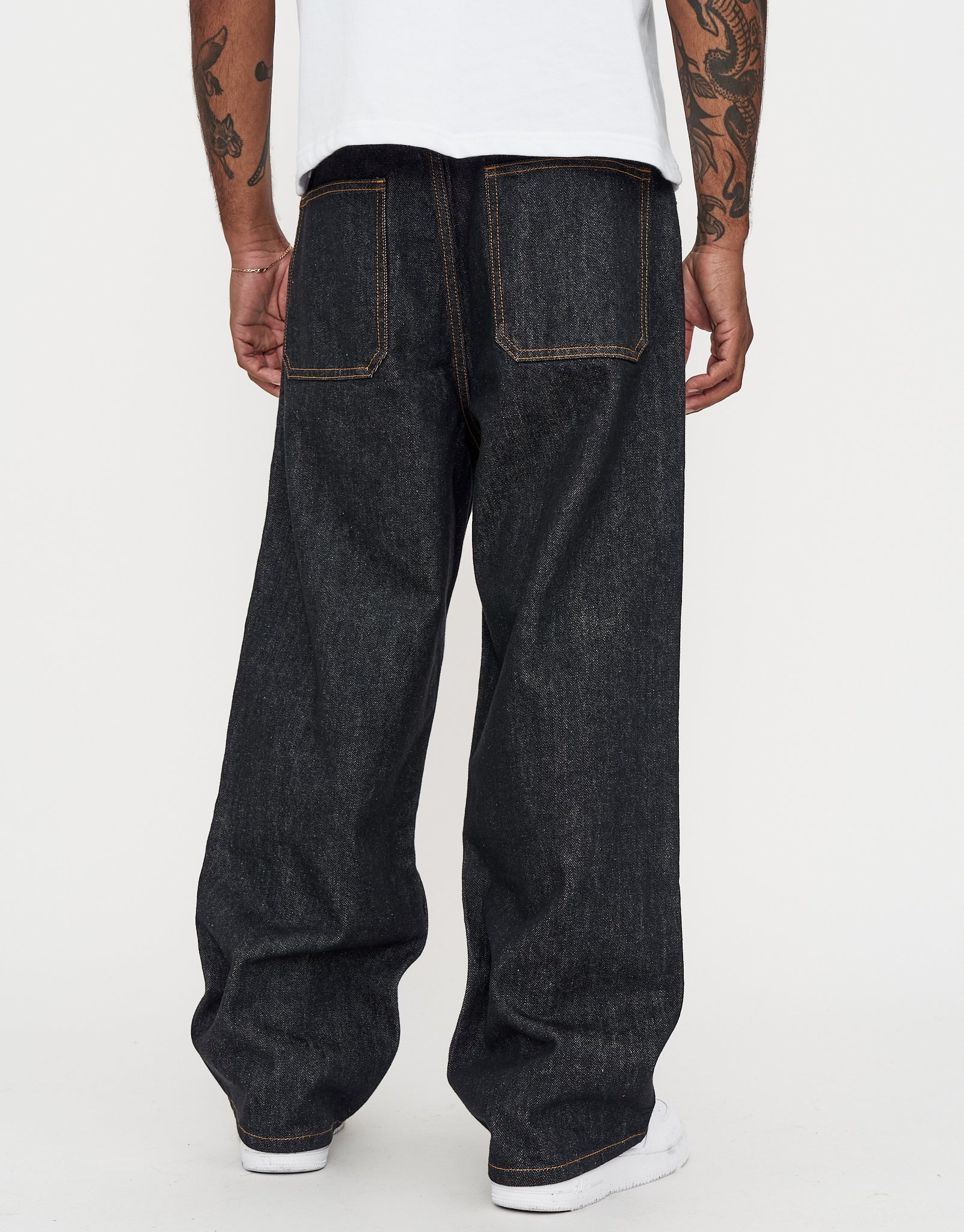 Baggy Fit Jeans in Dark Raw | Hallensteins NZ