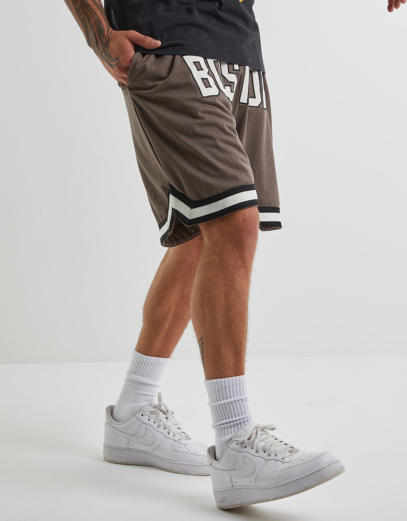 Mesh Basketball Shorts With Tape ubicaciondepersonas.cdmx.gob.mx