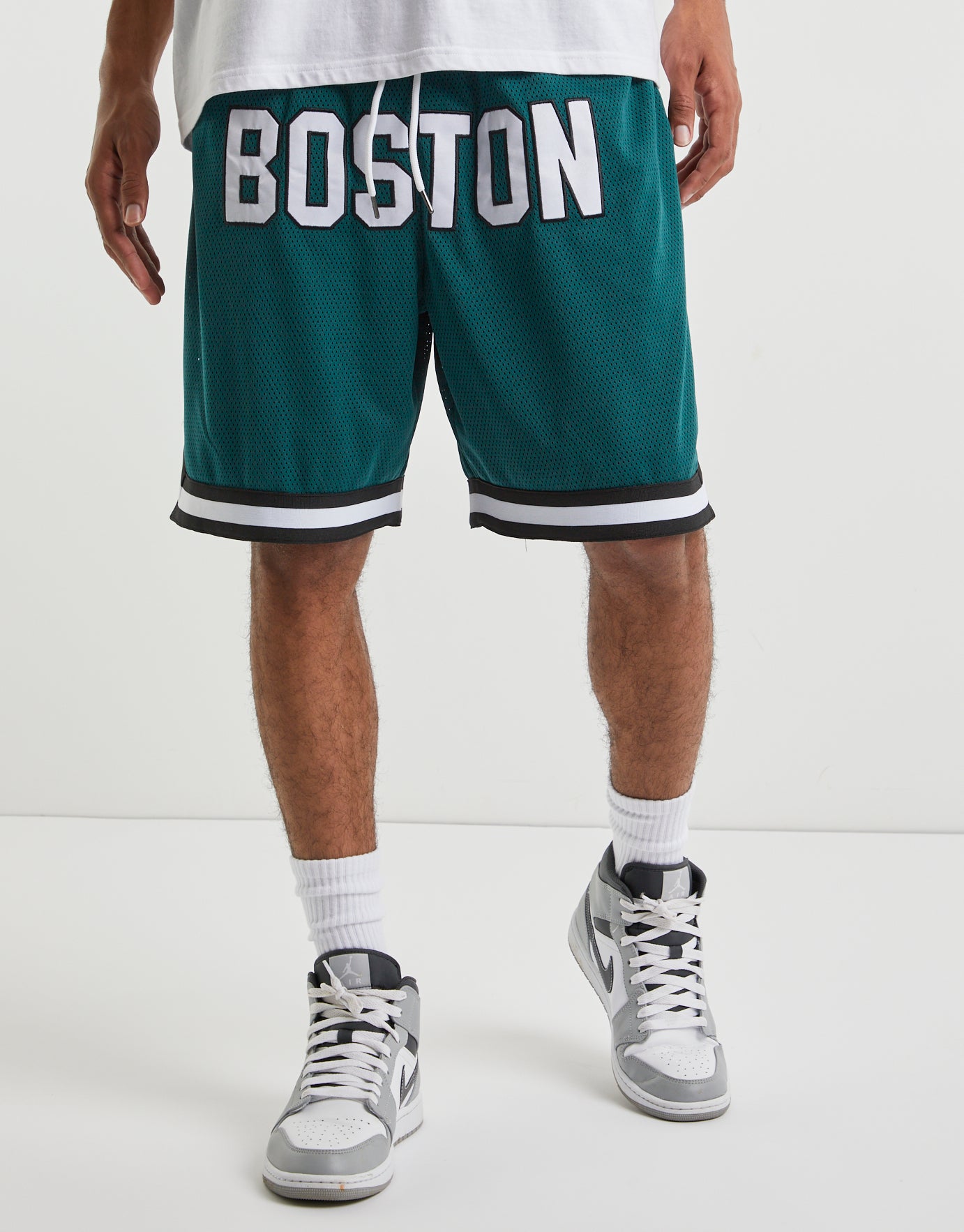 boston basketball shorts