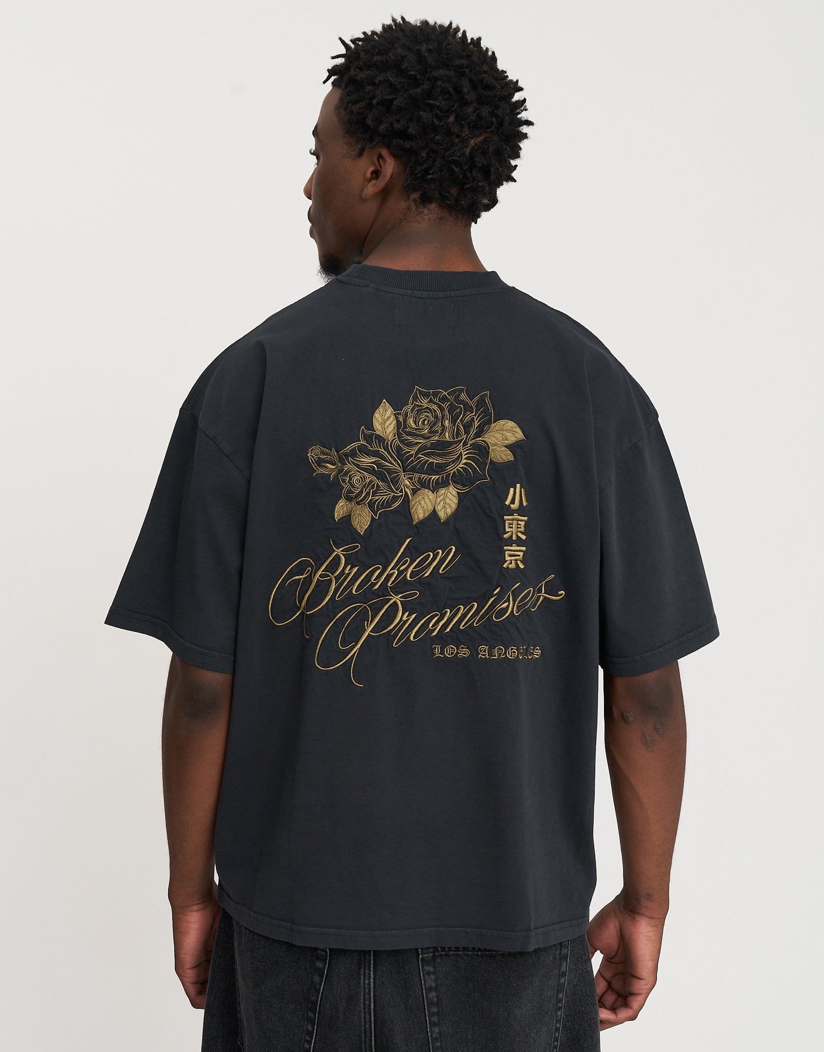 Vault Systems Box Fit T Shirt in Black | Hallensteins NZ
