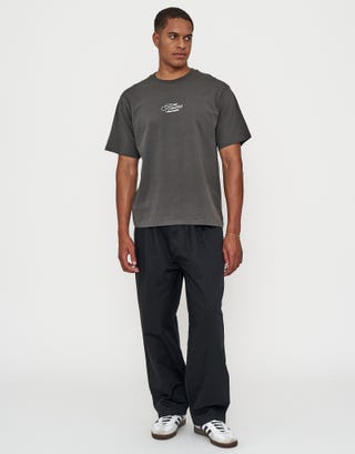 Capri Riviera Relaxed Fit T Shirt in Pewter Grey Full