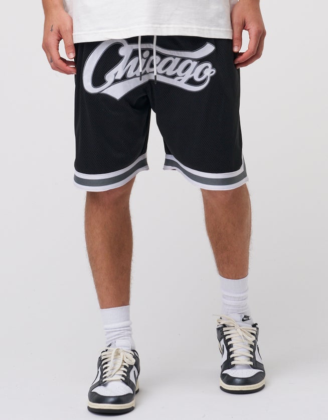 Chicago Basketball Shorts in Black Hallensteins NZ