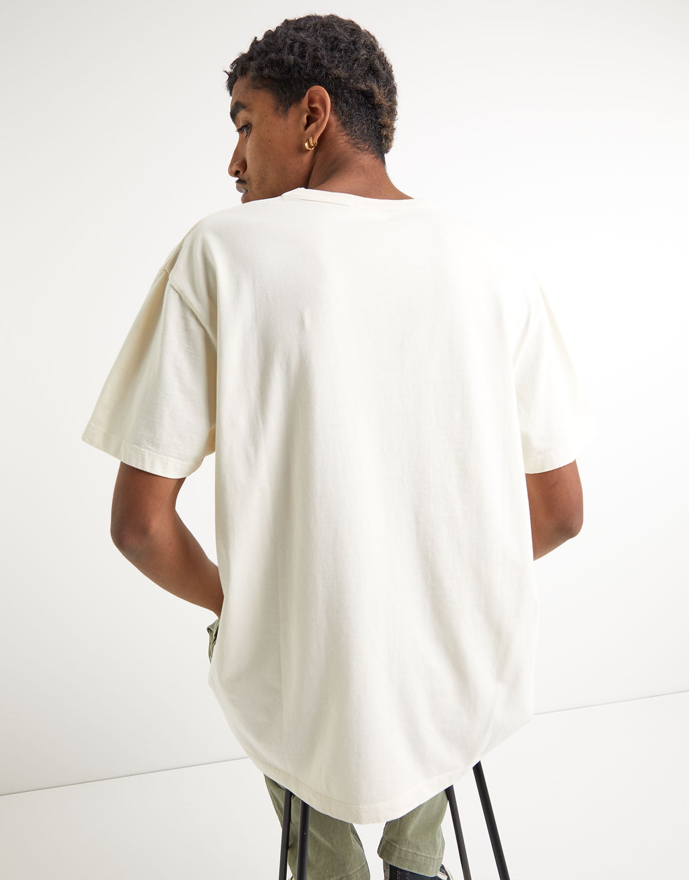 Classic Short Sleeve T Shirt in White 