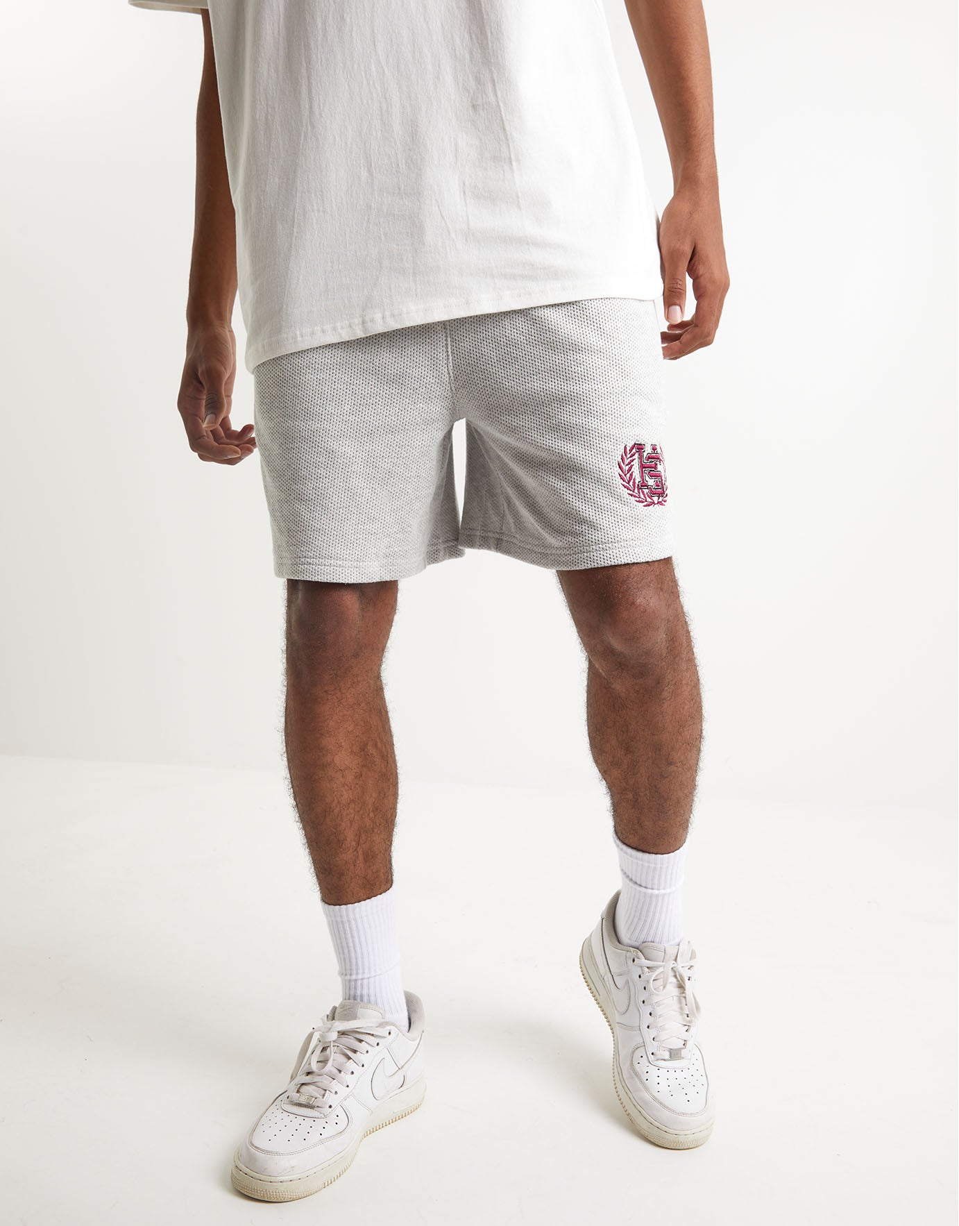 Collegiate Baggy Fit Track Shorts in 