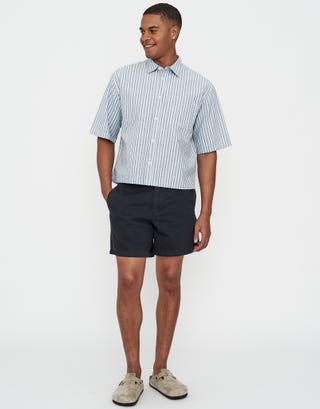 Short Chino Shorts in Black Full