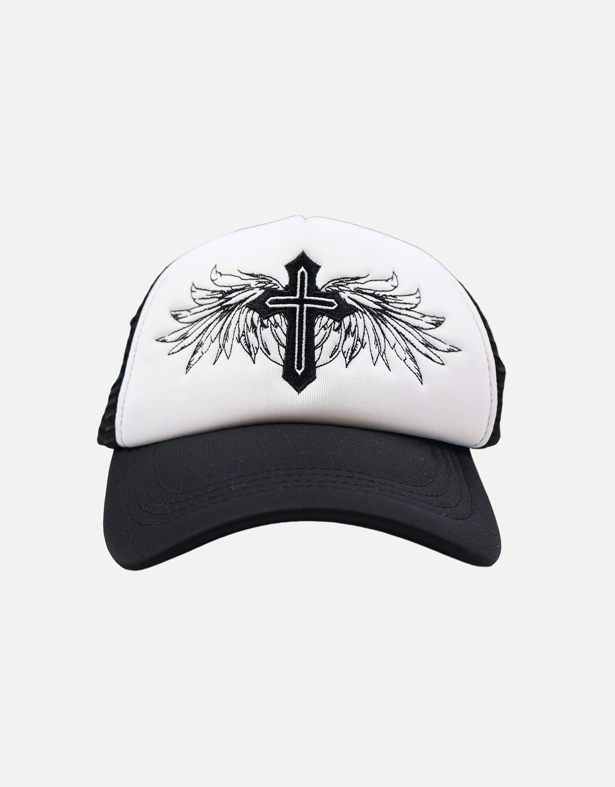 Cross Trucker Cap in White | Hallensteins AU
