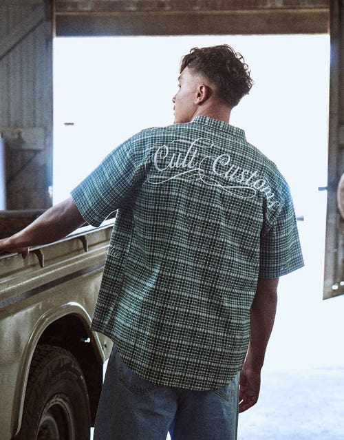 Cult Customs Check Short Sleeve Shirt