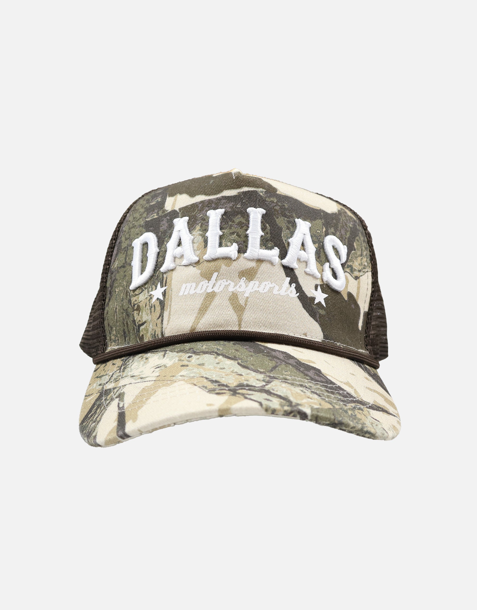 Dallas Camo Trucker Hat in Camo | Hallensteins AU