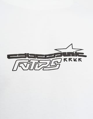 Divided Complex 33 Relaxed Fit T Shirt in White Detail2