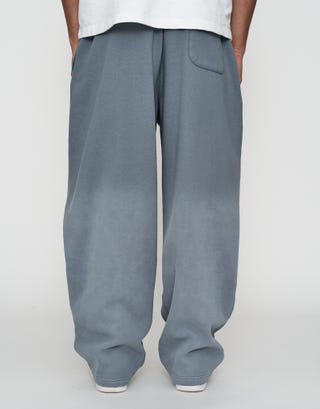 Drift Division Wide Track Pants in Storm Grey Back