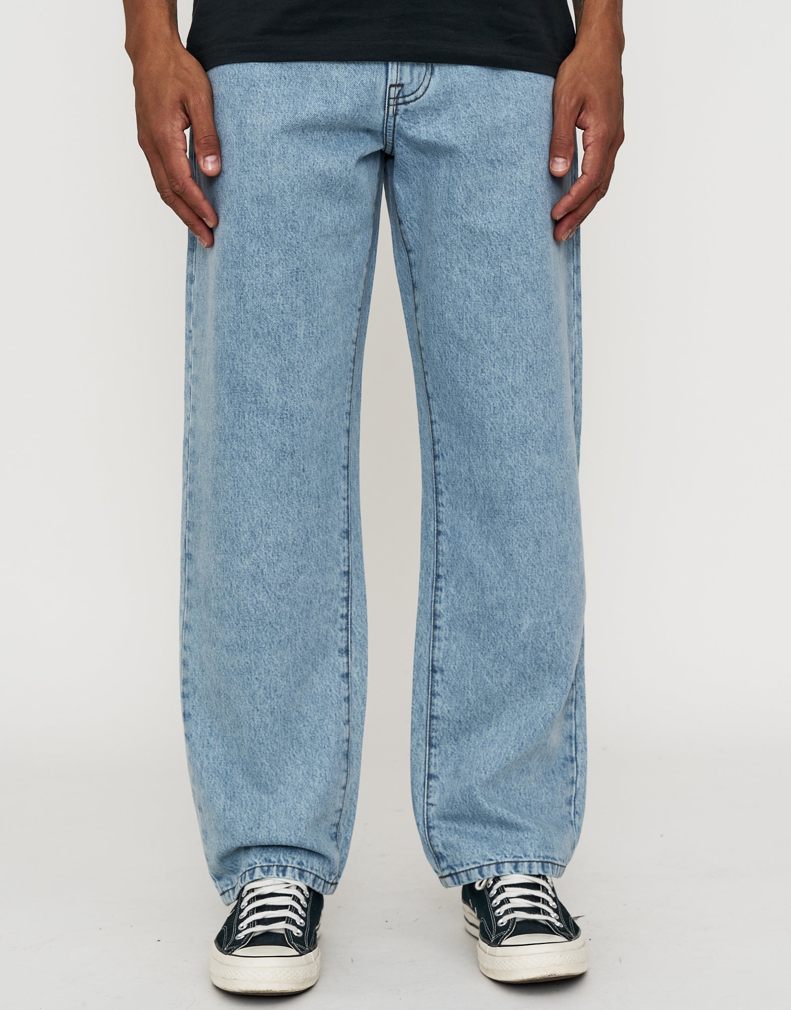 bal original LOOSE FIT JEAN バルg-ken Relaxed Fit Jeans in Blue | Hallensteins NZ