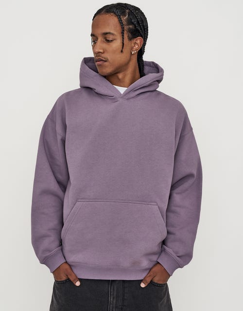 Oversized Heavyweight Plain Hoodie