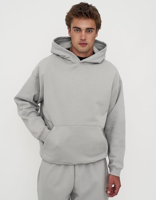 Oversized Heavyweight Plain Hoodie