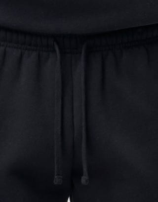 Essential Plain Track Pants in Black Detail2