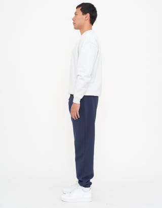 Essential Plain Track Pants in Eclipse Detail2