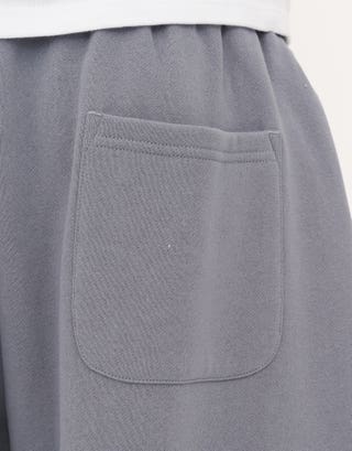 Essential Wide Track Pants in Slate Detail3