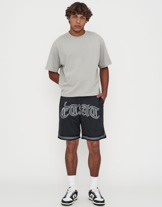 Etat Basketball Shorts in Black Full
