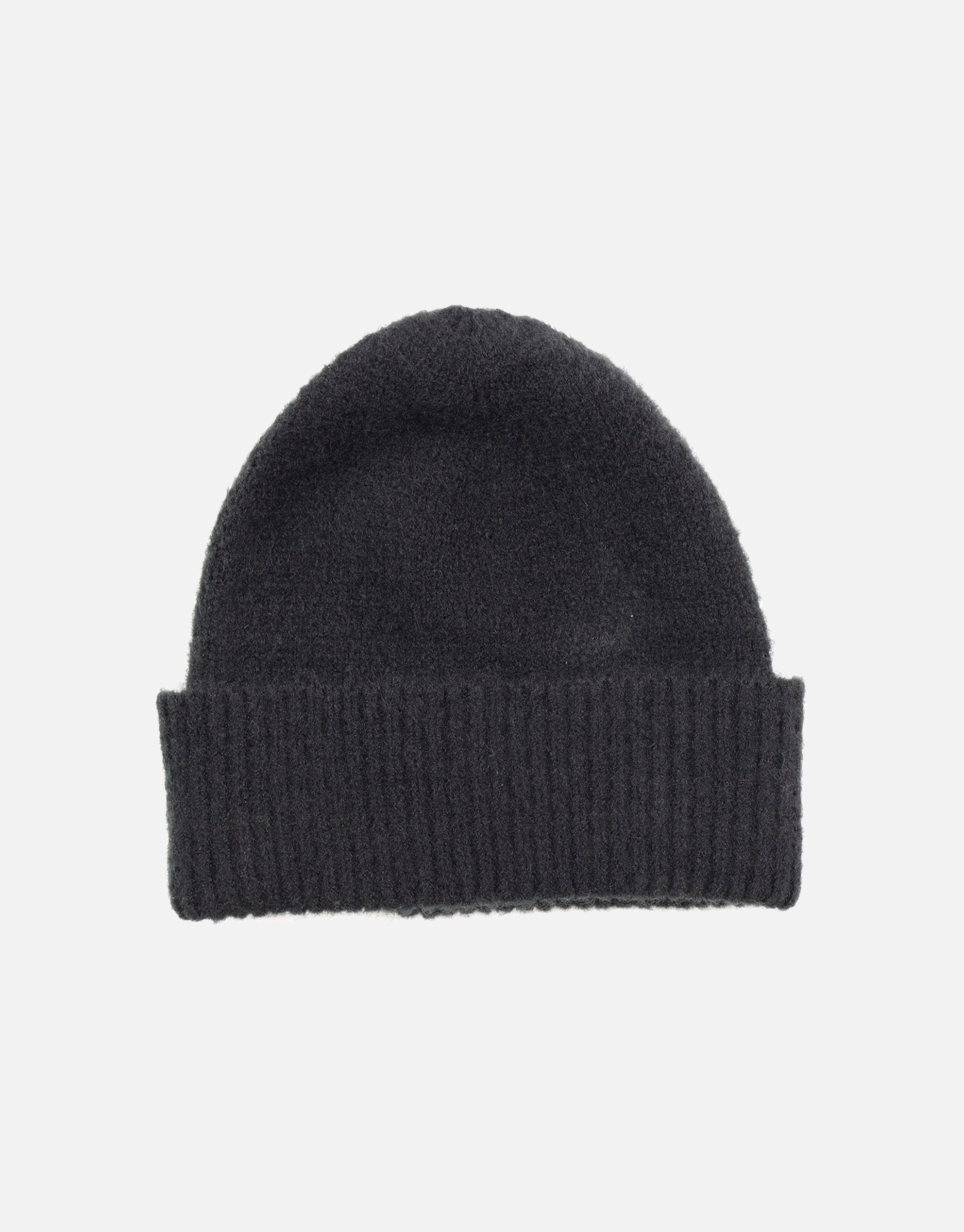 Fluffy Knit Beanie in Black | Hallensteins AU
