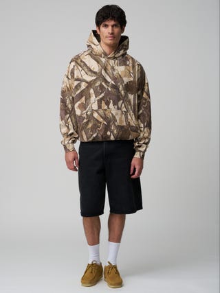 Foliage Camo Oversized Hoodie in Camo Full