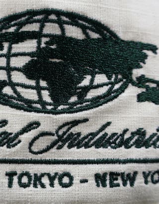 Global Industries Cap in Green Detail