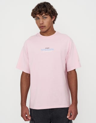 Nurburgring Relaxed Fit T Shirt in Pink Mist Back