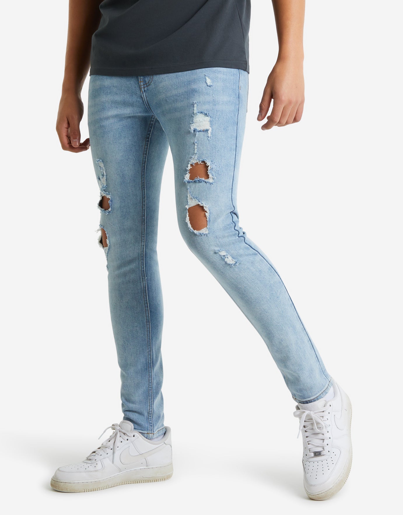 Absent Heavily Distressed Skinny Jeans 
