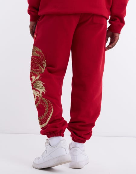 supreme dragon track pants