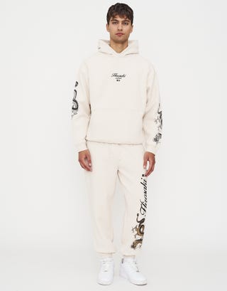 Hirosaki Oversized Hoodie in Cloud Detail2