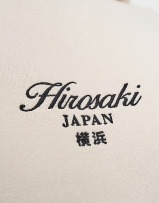 Hirosaki Oversized Hoodie in Cloud Detail3