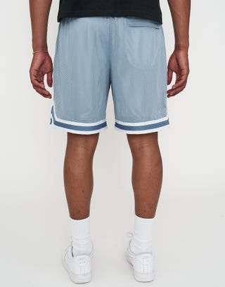 Honshu Basketball Shorts in Light Blue Back