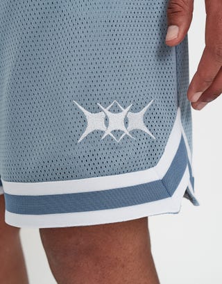 Honshu Basketball Shorts in Light Blue Detail3