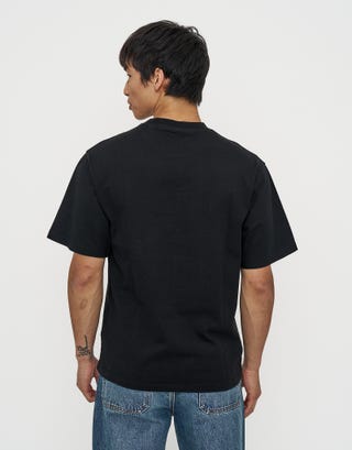 Honshu Rose Fit T Shirt in Washed Black Full